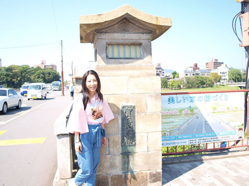 鴨川(賀茂川)の水がキレイで冷たくて気持ちいい