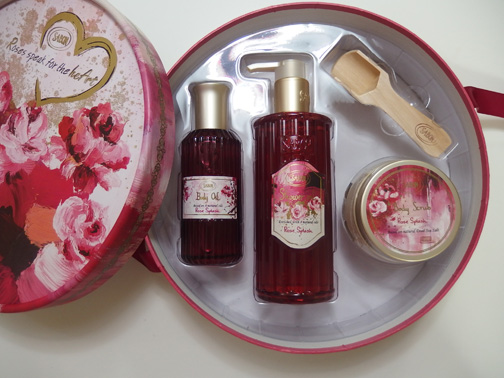 サボン(SABON)のローズスプラッシュ限定キット@銀座シックス