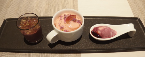 ぶどうを使った3種のデザート