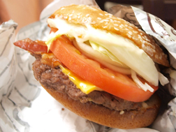 A&Wのベーコンチーズバーガー