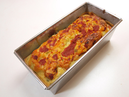 トマトとバジルのケークサレが焼き上がったよ