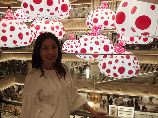 GINZA SIX 草間彌生 バルーン