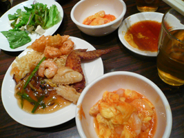 香港蒸蘢の料理
