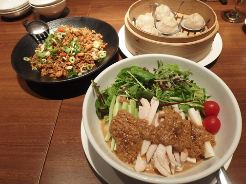 過門香のバンバンジー冷麺