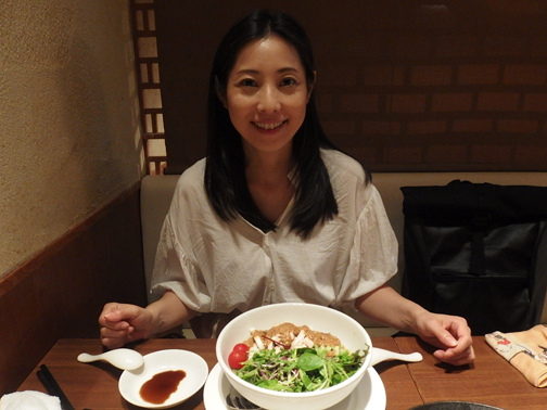 過門香のバンバンジー冷麺=新チューボーですよ!のゴマだれ冷やし中華