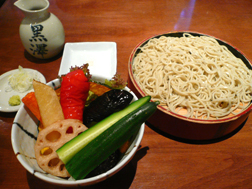 野菜のもりもり蕎麦