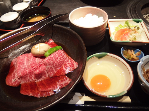 松永牧場の焼きしゃぶです