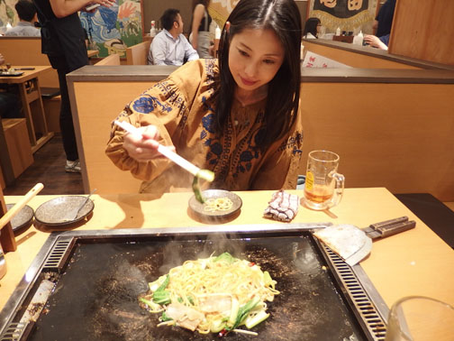 月島もんじゃ もへじ@両国駅