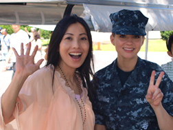 こんな可愛い軍人さんもいたよ