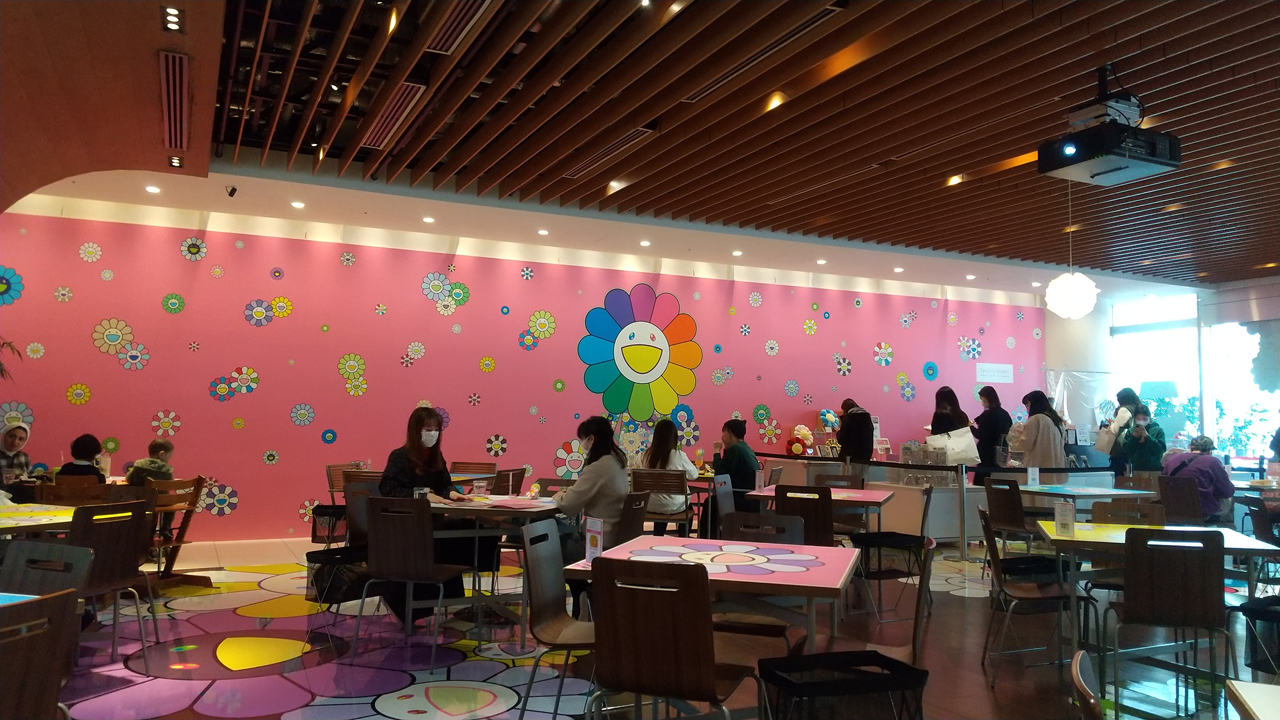 六本木ヒルズのお花の親子カフェ@村上隆(FLOWER CAFE)
