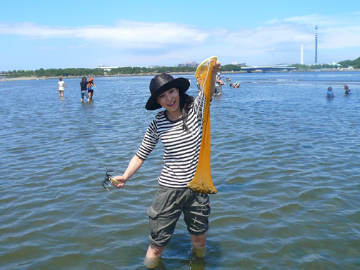 あさり、思った以上に採れてるよ