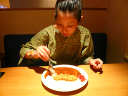 スカイスパレストランのカツカレー