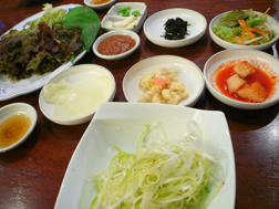 セットの野菜がいっぱい