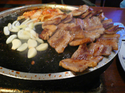 お肉が焼き上がったよ