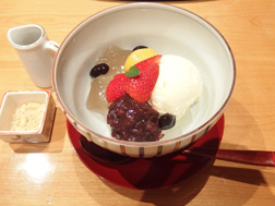 京都「つる家」のあんみつ
