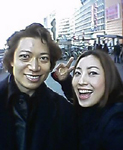 P504isのインカメラで撮った2ショット!