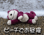 犬じゃないから、ネコ掻きは出来ないんだね。