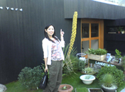 小さなお庭があるね